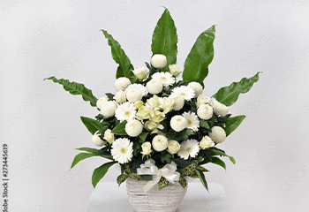 お悔やみの花